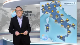 Previsioni meteo per mercoledì 29 maggio. Ancora tanti temporali