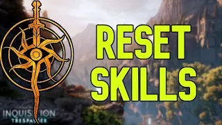 How To Reset Skills - Dragon Age: Inquisition