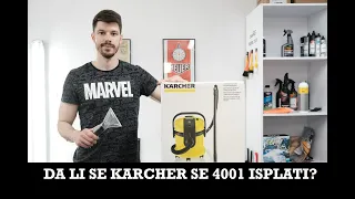 DA LI JE NAJJEFTINIJI KARCHER USISIVAČ ZA DUBINSKO DOBAR IZBOR  ?? Karcher SE 4001 RECENZIJA/TEST