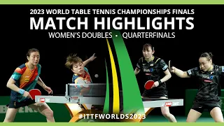 Chen Meng/ Wang Yidi vs Hayata/ Mima Ito | WD QF | 2023 ITTF World Table Tennis Championships Finals