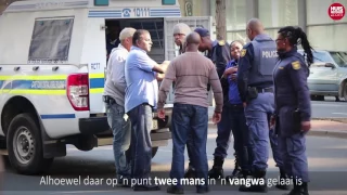 Só ontvou dramatiese rooftog in Kaapstadse middestad