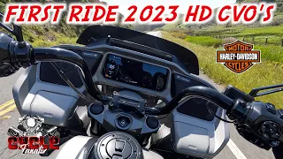 First Ride 2023 HARLEY DAVIDSON CVO ROAD GLIDE AND STREET GLIDE #cyclefanatix #harleydavidson