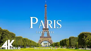 Paris, France 4K - Relaxing Music Along With Beautiful Nature Videos - 4K Video Ultra HD