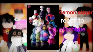 demon slayer react to glitchtale amv