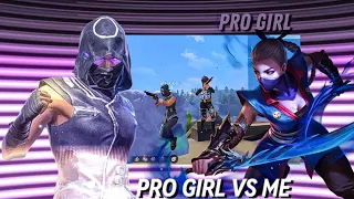 INTENSE 1V1 DUEL: CHALLENGING A PRO GIRL IN FREEFIRE!😯