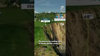 Jordan’s remarkable cliff-edge shot during the 2022 AT&T Pebble Beach Pro-Am 🫣