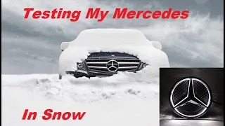 Testing My Mercedes in Snow | Driving in the snow | beautiful scenery Canada | How to Drive in Snow