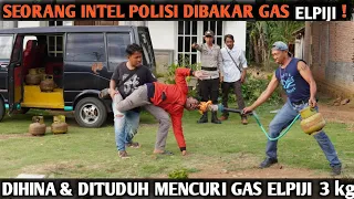 DIHINA & D1B4K4R, KARNA MENCURI GAS ELPIJI PADAHAL IA BOS PERTAMINA YANG AKAN MENANGKAP LAPAK ELEGAL