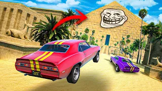 POR PRIMERA VEZ ENCUENTRO TODAS LAS SOLUCIONES EN UNA CARRERA TROLL!! IMPRESIONANTE! - GTA 5 ONLINE