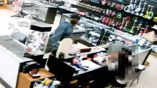 Armed smoke shop robbery caught on camera in northwest Harris County, deputies say