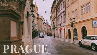 Atmospheric Morning Walk in Prague - Old Town Streets - Relaxing City Ambiance - Stress relief ASMR