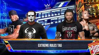 STING & HOLLYWOOD HOGAN VS ROMAN REIGNS &