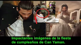 Impactantes imágenes de la fiesta de cumpleaños de Can Yaman.