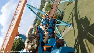 Titan Back Row (HD POV) Six Flags Over Texas