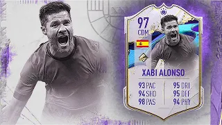 FIFA 23: 97 COVER STAR ICON XABI ALONSO REVIEW - MIDFIELD MASTERCLASS - FIFA 23 ULTIMATE TEAM