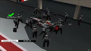 O MELHOR PIT STOP DE TODOS OS JOGOS DE F1