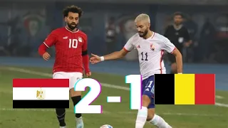 Résumé du match amical Egypte vs Belgique