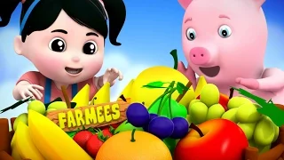 Fruits Song | 3D Rhymes | Farmees Nursery Rhymes | Video For Kids And Babies