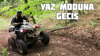 LASTIKLER YAZA DÖNDÜ! GAZLAMA BAŞLASIN! - CANAM POLARIS CF MOTO ATV VIDEOLARI