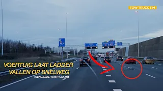 LADDER NIET GOED VAST GEZET.. ZIE DE GEVOLGEN.. #SNELWEG | leven van een berger! #72