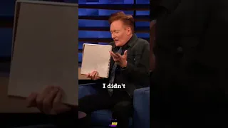 Jim Carrey and Conan O'Brien Sketch Each Other 😊😁