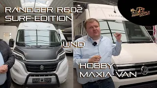 Randger R602 Surf-Edition und der Hobby Maxia Van Umbau by Reisemobile Dülmen zu Messe Preisen!