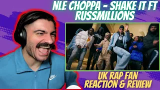 UK Rap Fan REACTS to NLE CHOPPA - Shake It ft RUSSMILLIONS [REACTION&REVIEW] | Who Is Rezo