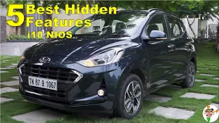 HYUNDAI i10 Nios Sportz 5 HIDDEN FEATURES || Hyundai Grand i10 Nios Aqua teal Features