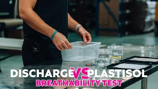 Screen printing water based discharge vs plastisol inks, what's the difference?