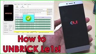 How to Unbrick/flash stock ROM on LeEco Le1s!