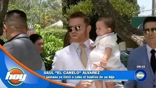 Lo que no se vio del bautizo del hijo de Saúl 'Canelo' Álvarez | Hoy