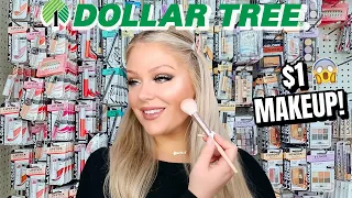 FULL FACE OF DOLLAR TREE MAKEUP | $1 MAKEUP DEALS 🤑  KELLY STRACK