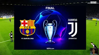 PES 2020 | Final UEFA Champions League UCL | Barcelona vs Juventus | Ronaldo vs Messi | Gameplay PC