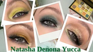 4 макияжа с палеткой Natasha Denona Yucca.
