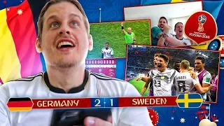 REACTING TO GERMANY V SWEDEN 2018 WORLD CUP