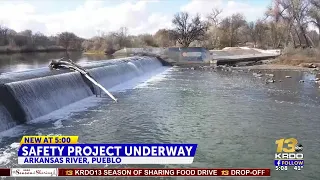 Construction of new water park on Arkansas River in west Pueblo begins