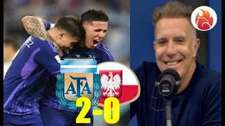 Fantino habla de la victoria de Argentina vs Polonia 2-0