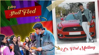 Eating Street Food in Rs 2 Crore Luxury Car 🤑