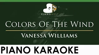 Vanessa Williams - Colors Of The Wind - LOWER Key (Piano Karaoke Instrumental)