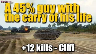 WOT: E 25, A 45% player with the carry of his life, WORLD OF TANKS