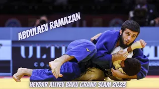 ABDULAEV RAMAZAN (RUS) With His Ne-Waza -GOLD MEDALIST (-60Kg)- Heydar Aliyev Baku Grand Slam 2023