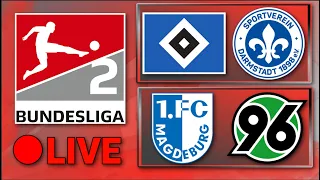 🔴LIVE KONFERENZ Hamburg - Darmstadt / Magdeburg - Hannover | 2. Bundesliga | 5. Spieltag