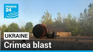 Crimea blast comes soon after Zelensky vows to retake peninsula • FRANCE 24 English