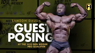 Samson Dauda Guest Posing at the Ben Weider Pro Qualifier | HOSSTILE