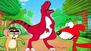 Rat A Tat - OMG! Scary T-Rex Dinosaurs - Funny Animated Cartoon Shows For Kids Chotoonz TV