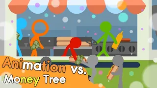 การ์ตูน animation vs. money tree #TeamTrees