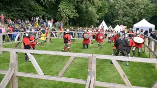 Full Contact Medieval Combat 5 vs 5! Team knight battle!
