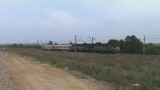 Тепловоз 2ТЭ10У-0420 с поездом Ужовка - Рузаевка
