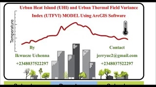 Urban Heat Island (UHI) and Urban Thermal Field Variance Index (UTFVI) MODEL Using ArcGIS Software