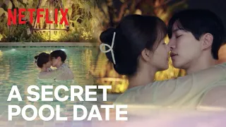 Jun-ho and Yoon-a share a kiss on their secret swimming pool date | King the Land Ep 10 [ENG SUB]